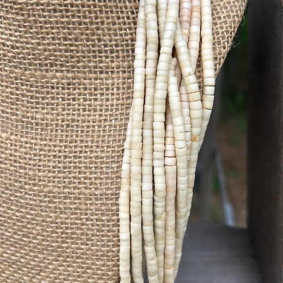 BONE HAND CRAFTED Multi-Strand Necklace - Picture 4 of 8